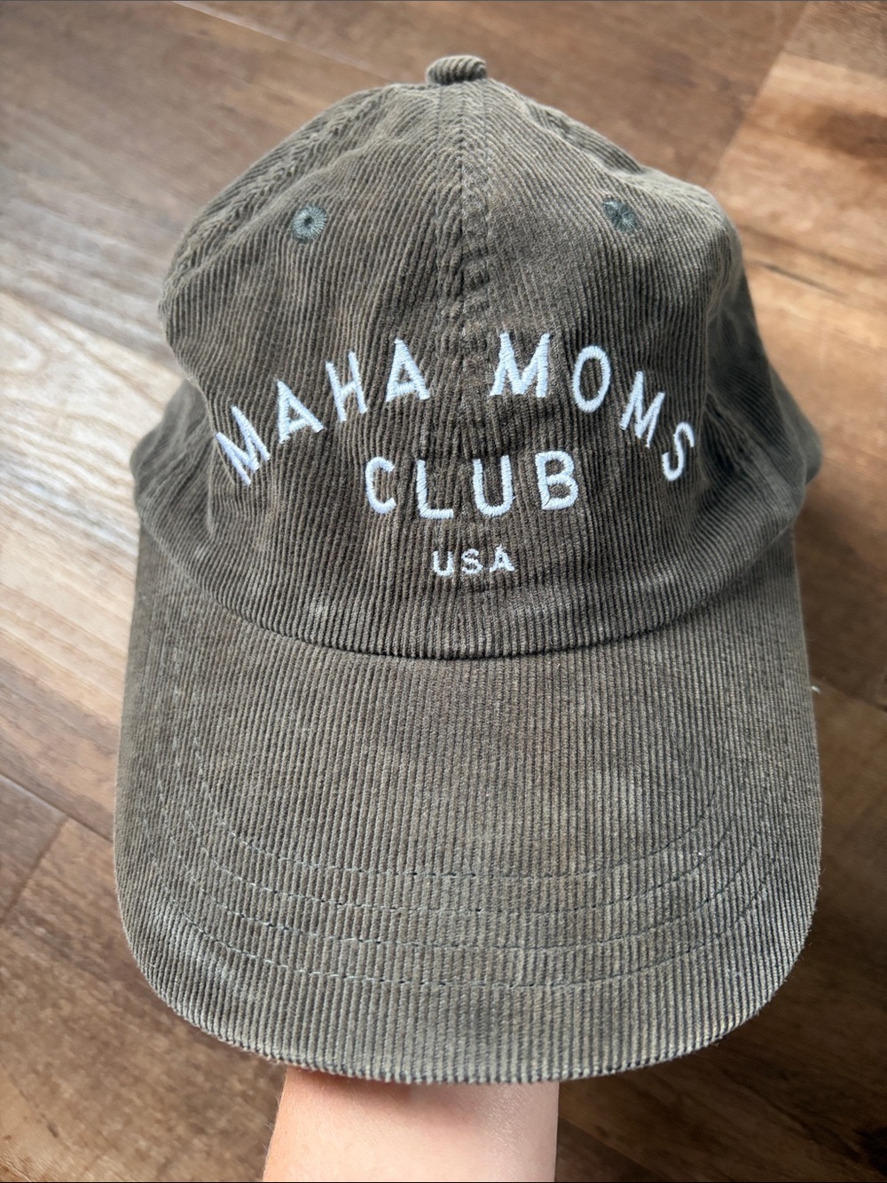 MAHA Moms Club Vintage Corduroy Cap